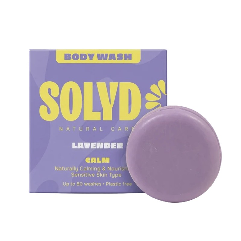 SOLYD Body Wash Bar Lavender voor 80 wasbeurten 60 gram