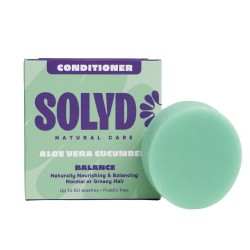 SOLYD Conditioner Bar Aloë Vera & Komkommer 60 wasbeurten 45gr