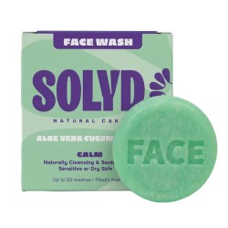 SOLYD Face Wash Bar Aloë Vera Cucumber 60 gram