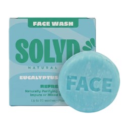 SOLYD Face Wash Bar Eucalyptus Tea Tree 80 wasbeurten 60 gram