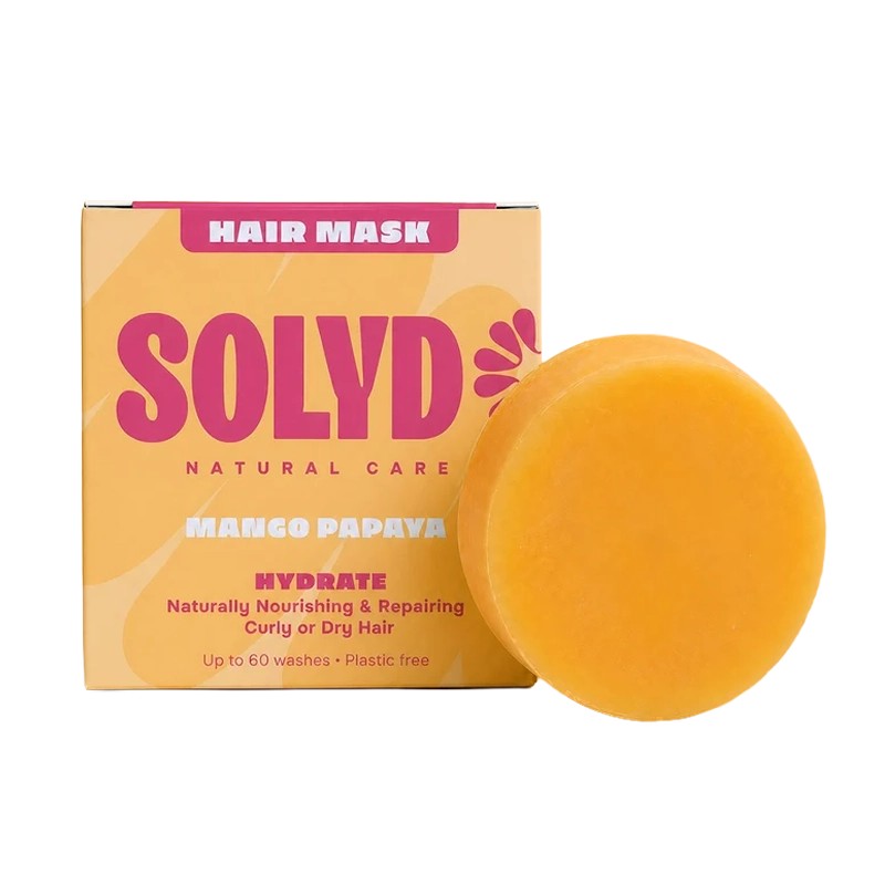 Shampoobars.nl SOLYD Haarmasker Mango & Papaja 45 gram