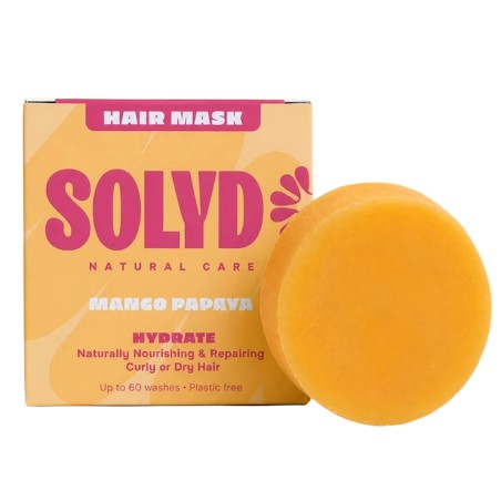 Shampoobars.nl SOLYD Haarmasker Mango & Papaja 45 gram