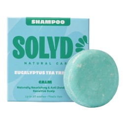 SOLYD Shampoo Bar Eucalyptus Tea Tree 80 wasbeurten 60 gram