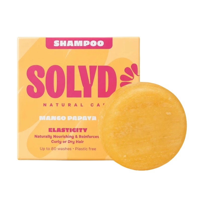 SOLYD Shampoo Bar Mango Papaja 80 wasbeurten 60 gram