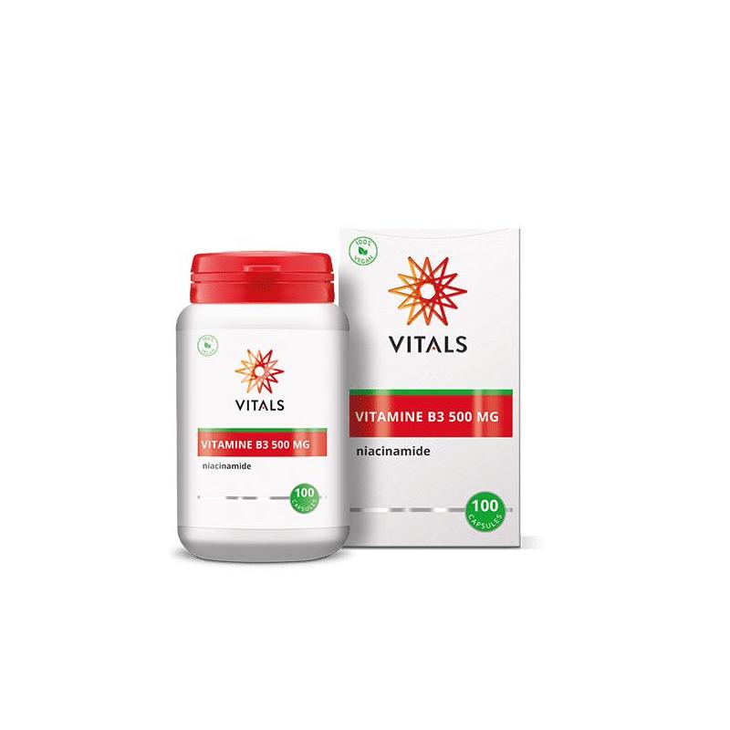 Vitamine B3 niacinamide 500 mg