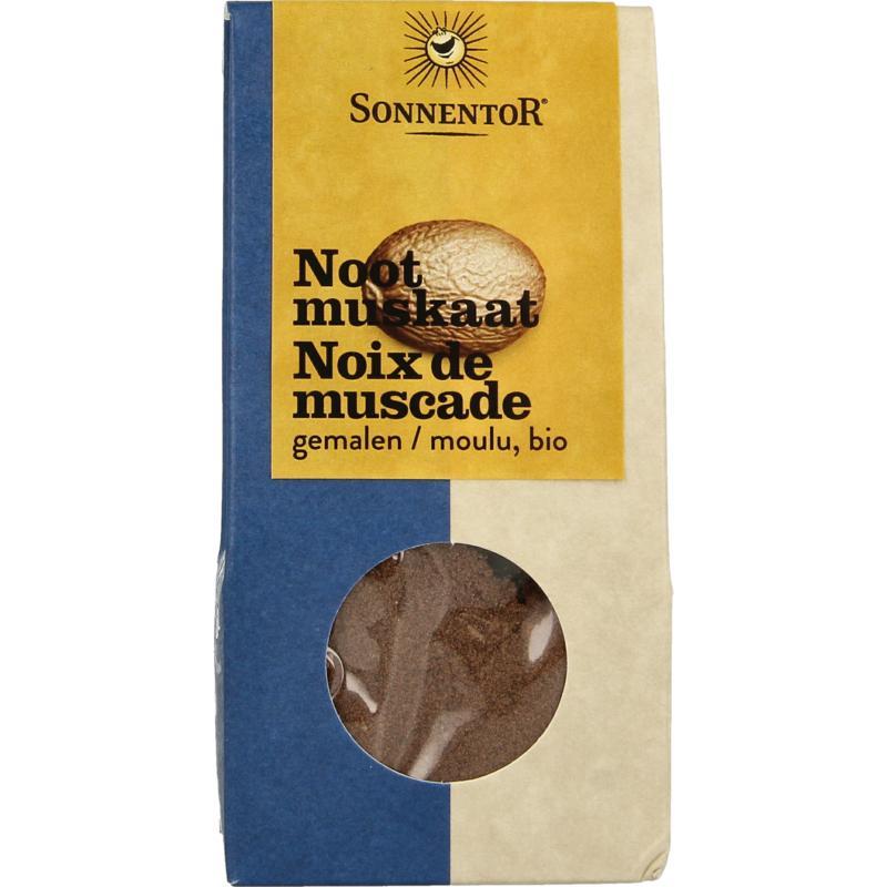 Nootmuskaat gemalen