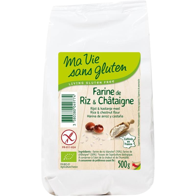 Rijst & kastanjemeel bio - glutenvrij