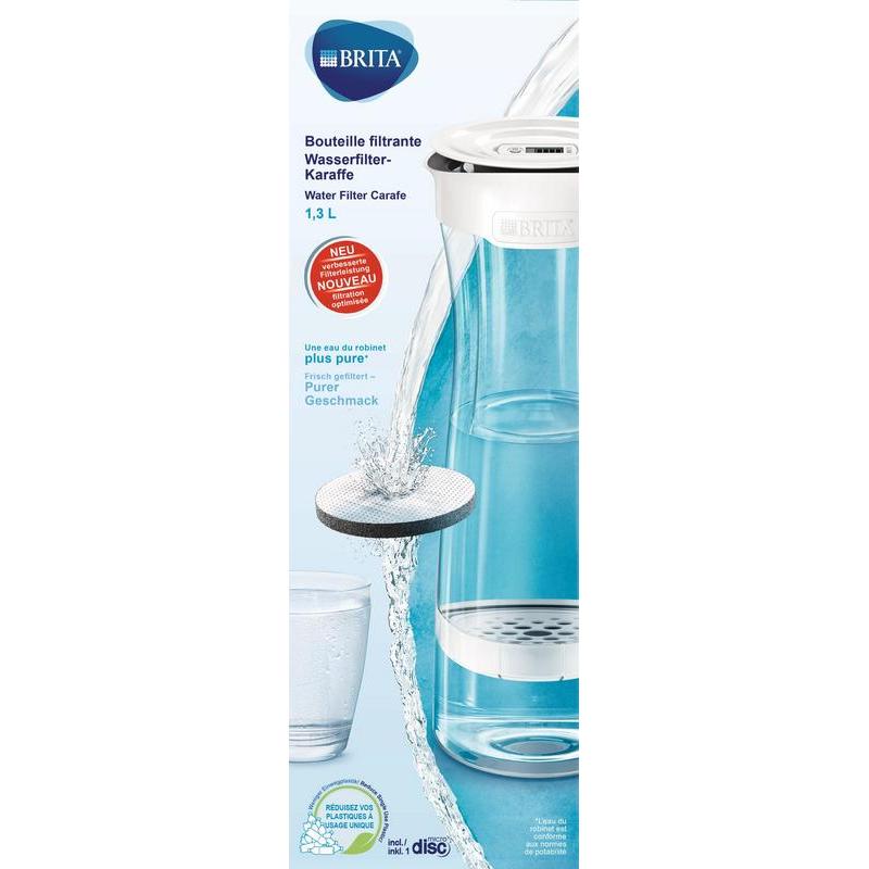 Fill & serve waterfilterkaraf graphite
