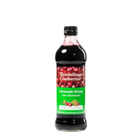 Cranberry-vlierbes siroop