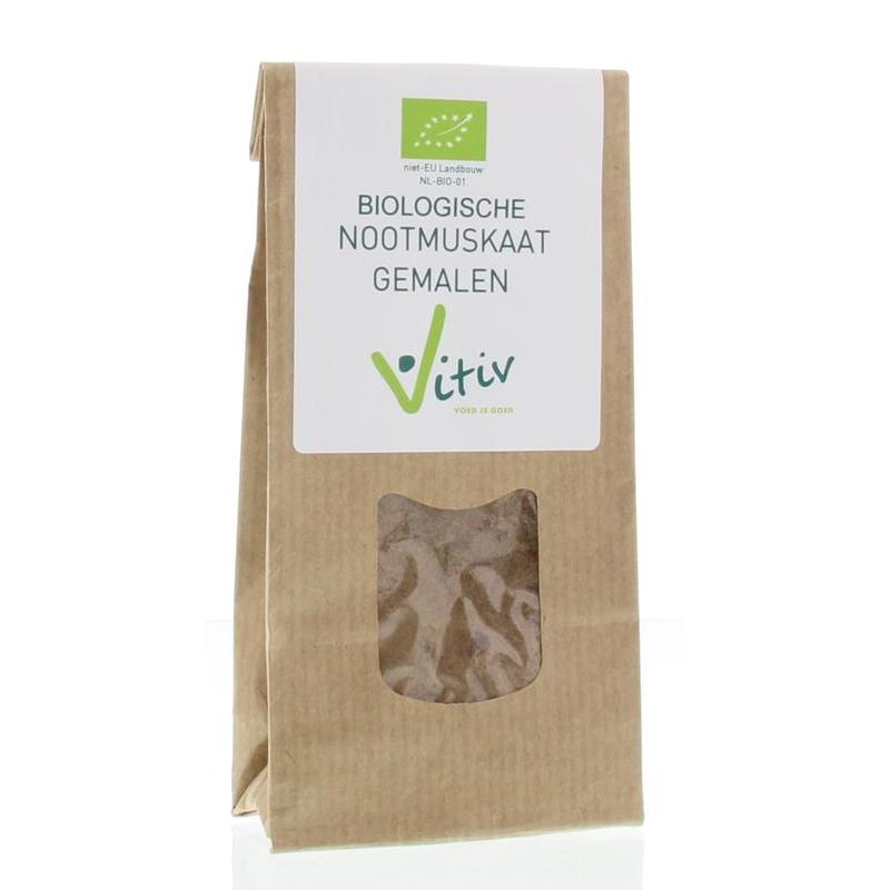 Nootmuskaat gemalen