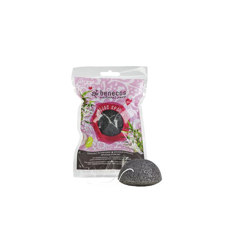 Konjac spons black bamboo