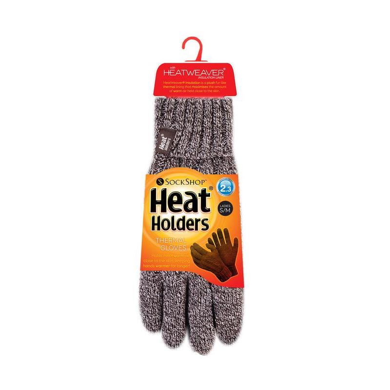 Ladies cable gloves S/M fawn