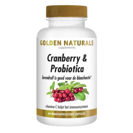 Golden Naturals Cranberry & Microbiotica 60 vcaps