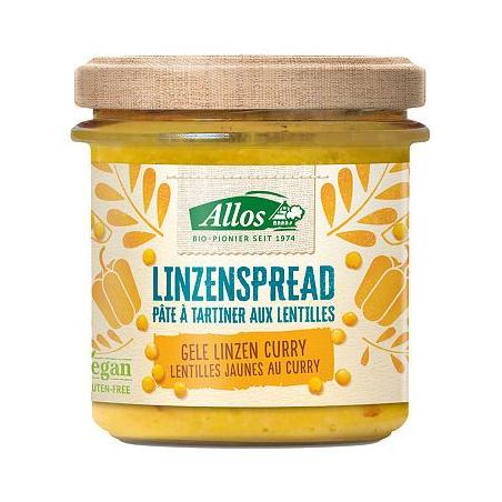 Allos Linzenspread gele curry