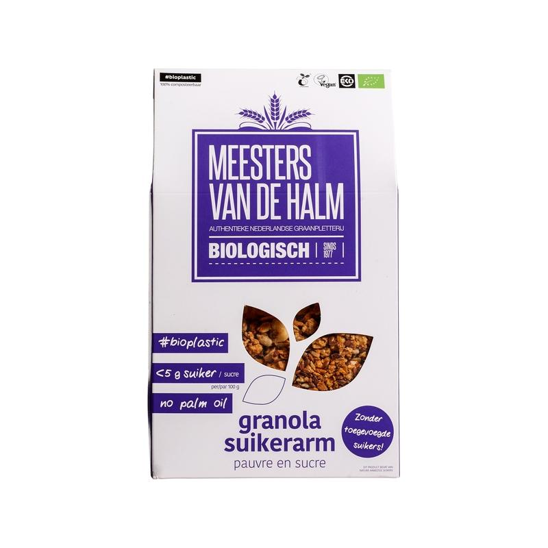 De Halm Granola suikerarm