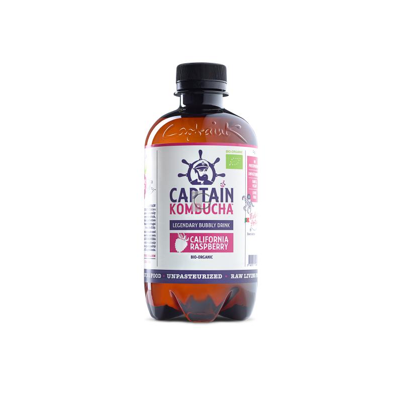 Captain kombucha raspberry bio