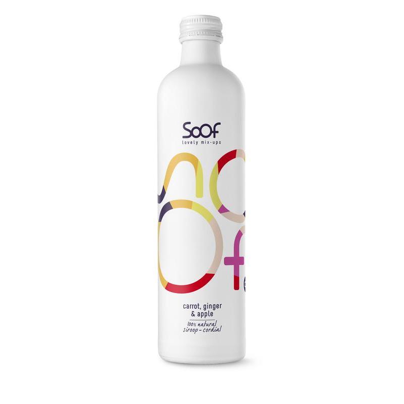 Siroop wortel, gember &amp; appel 340ml