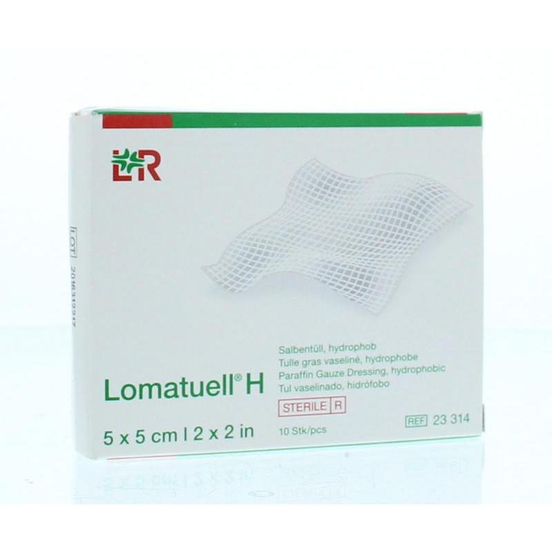 Lomatuell H gaasverband 5 cm x 5 cm