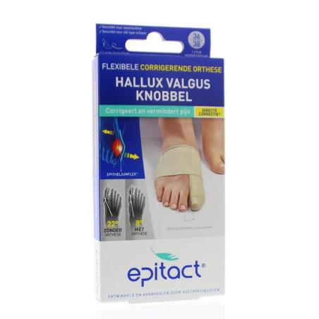 Hallux valgus corrigerende orthese 36/38