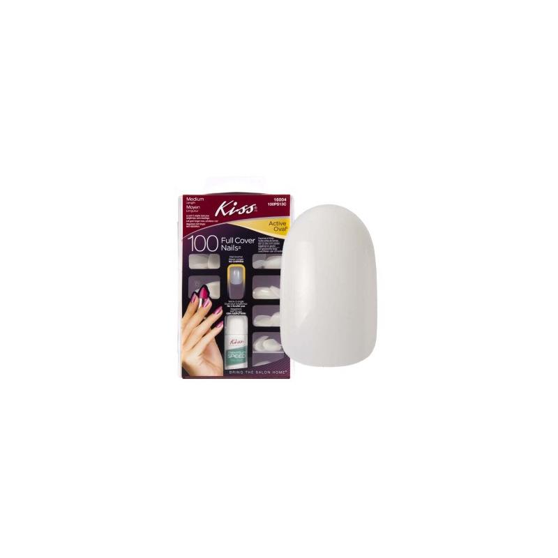 Full cover nails oval