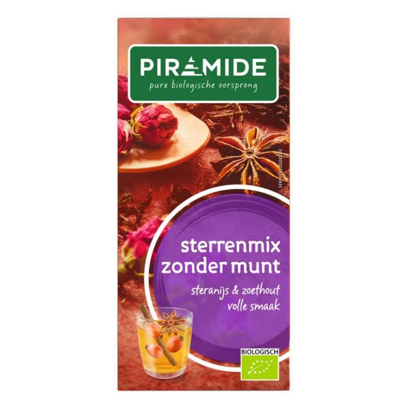 Sterrenmix zonder munt thee eko
