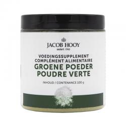 Groene poeder pot