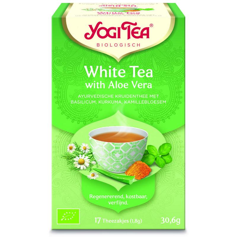 White tea with aloe vera
