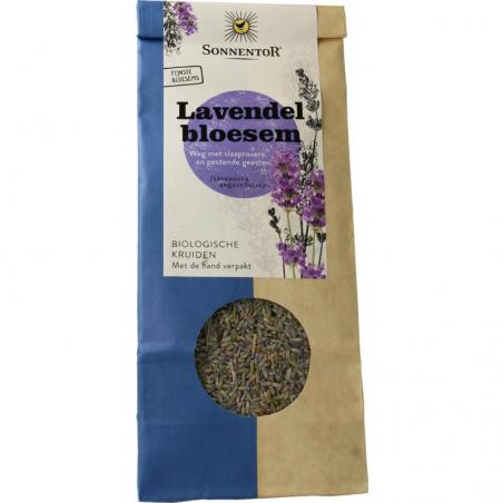 Lavendelbloemen thee