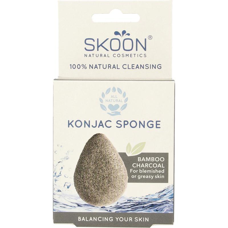 Konjac spons bamboo charcoal