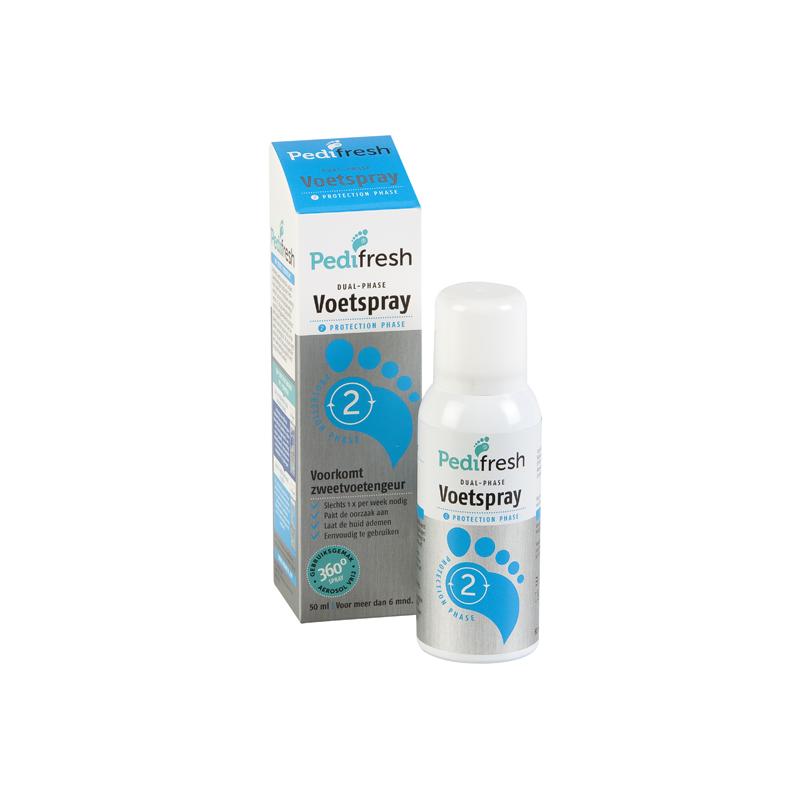 Fase 2 tegen lange termijn zweetvoeten spray