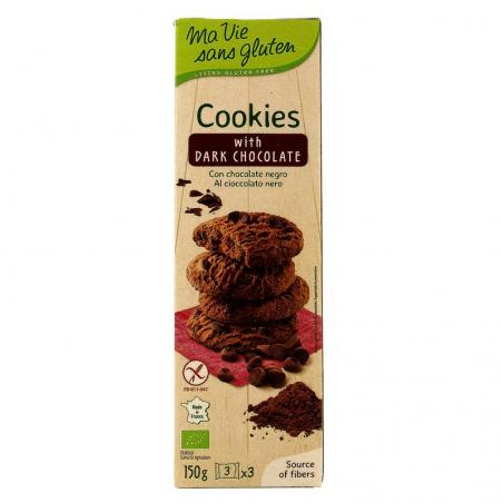 Koekjes met pure chocolade bio - glutenvrij