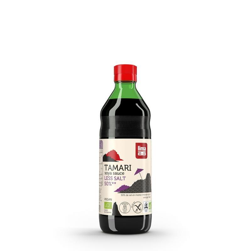 Tamari 50% minder zout bio