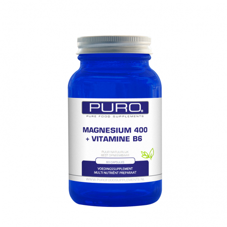 PURO Magnesium 400 + Vitamine B6 60 capsules