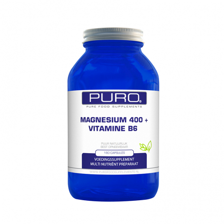 Puro Magnesium 400 + Vitamine B6 180 capsules
