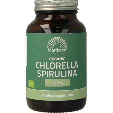chlorella spirulina 500mg