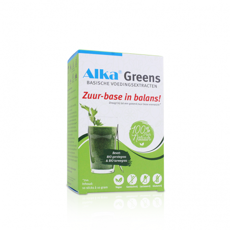Alka Greens Basische voedingsextracten 10 sticks