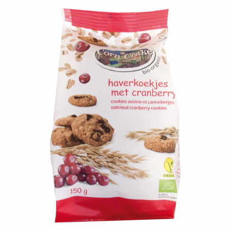 Corn Crake Haverkoekjes met Cranberry