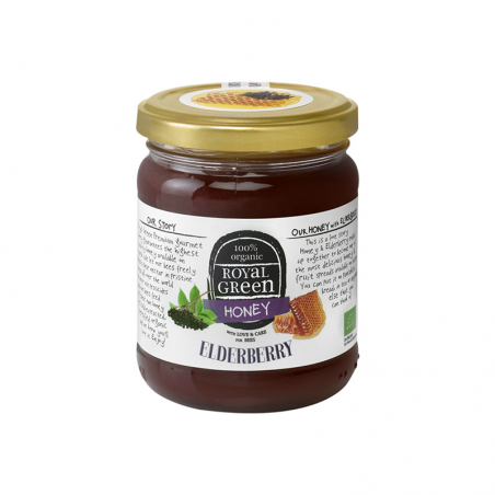 Royal Green Elderberry honey bio