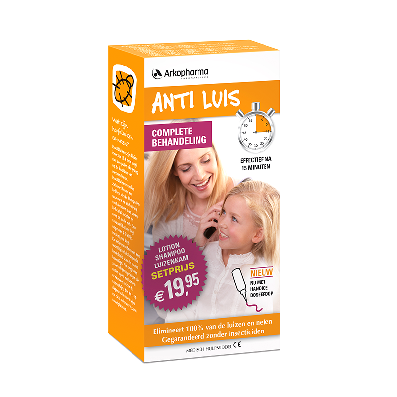 Anti luis complete behandeling tegen luizen en net