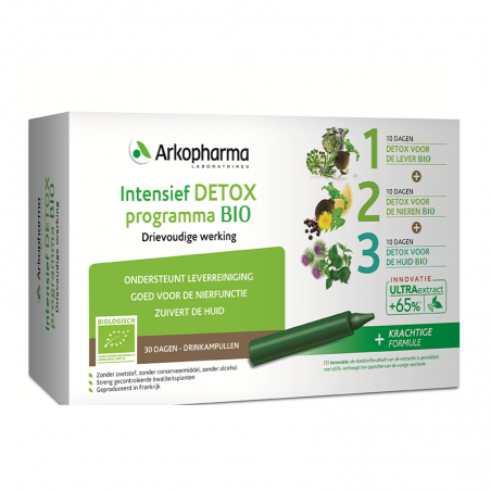Arkopharma Arkofluides Intensief Detox Programma Bio 30 dagen kuur