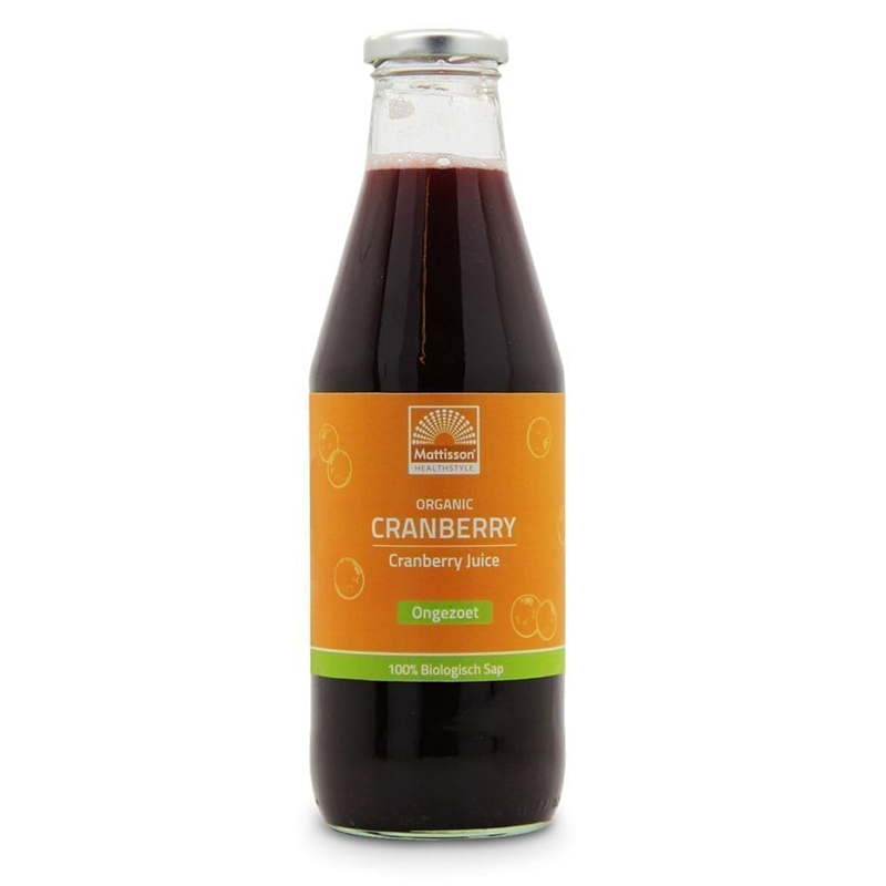 Mattisson Organic Cranberry Juice – Ongezoet