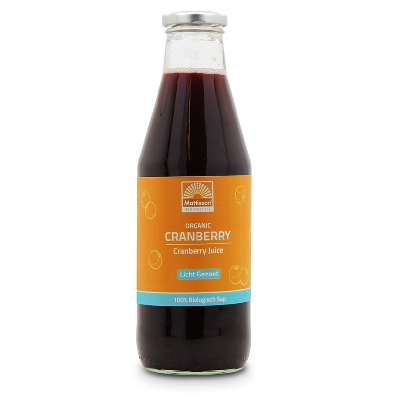Mattisson Organic Cranberry Juice – Licht gezoet met rijstsiroop