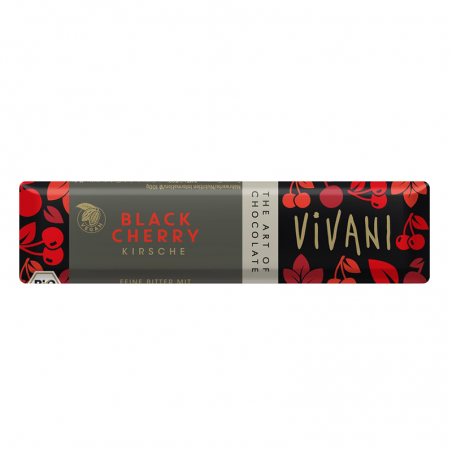Vivani Chocolate To Go black cherry vegan bio