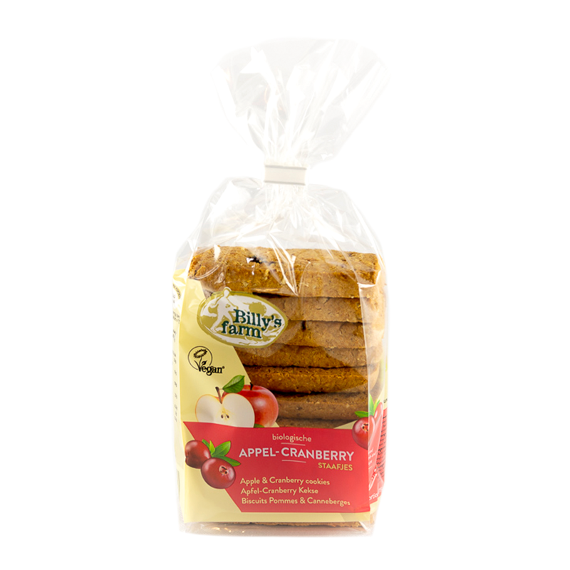 Billy's Farm Biologische Appel Cranberrystaafjes
