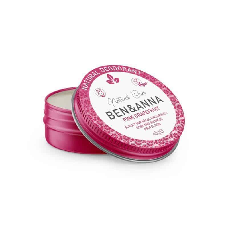 Ben & Anna Deodorant  Blikje Crème Pink Grapefruit blikje