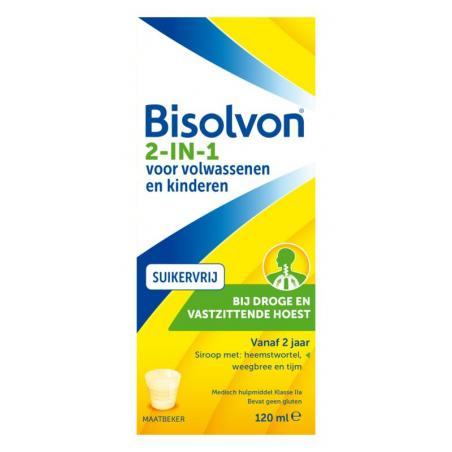 Bisolvon Drank 2 in 1 suikervrij