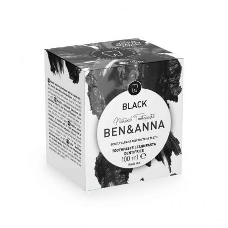 Ben & Anna Tandpasta black zwart active charcoal