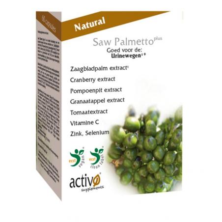 Activo Saw Palmetto Plus 60 vcp