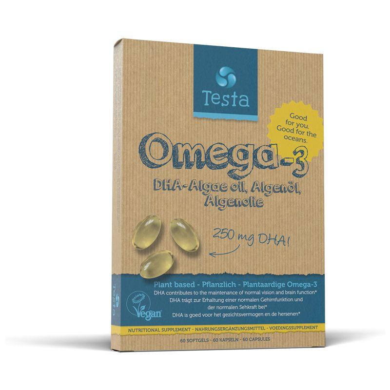 Testa Omega 3 algenolie 250mg DHA vegan NL/DE/EN