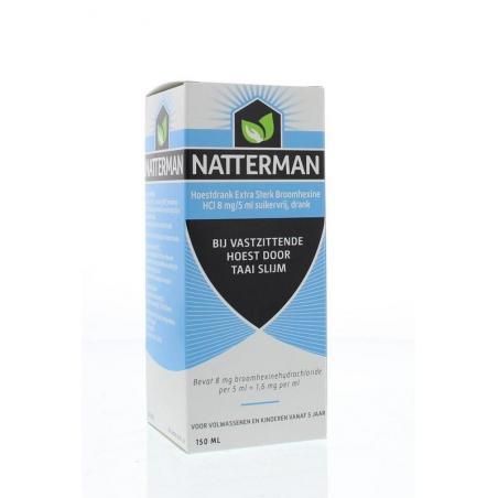Natterman Hoestdrank extra sterk broomhexine HCl 8mg/5ml